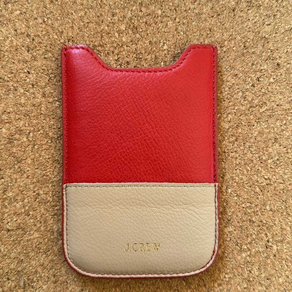 J Crew Leather Case